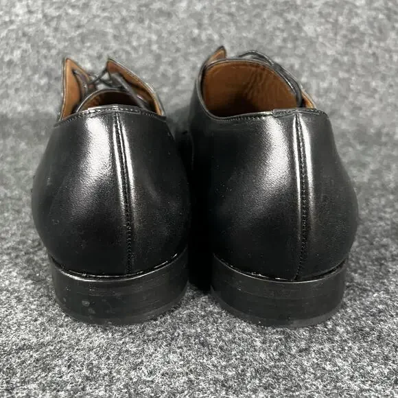 Classic Black Women's Leather Shoes - Picture 4 of 6